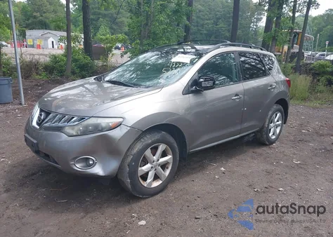 2010 Nissan Murano Sl из США, поврежденный, VIN JN8AZ1MW0AW133262